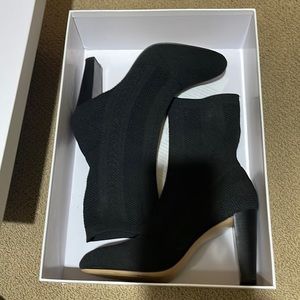 Charles David black Sofia Sock Bootie. Size 8